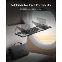 ProtoArc XKM01 Foldable Bluetooth Keyboard Mouse Combo - Portable Work Solution