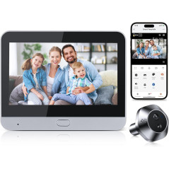 1080P Video Doorbell Camera with 4.3 Monitor & Two-Way Talk