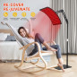 Viconor Red Light Therapy Lamp: 660nm & 850nm Infrared for Face & Body Rejuvenation w/Adjustable Stand