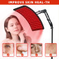 Viconor Red Light Therapy Lamp: 660nm & 850nm Infrared for Face & Body Rejuvenation w/Adjustable Stand