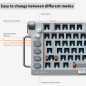 NuPhy Field75 HE : Clavier Gaming Magnétique Ultime - 83 Touches, 8K Hz, Contrôle Volume
