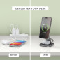 Satechi Qi2 2-in-1 Wireless Charger: 15W Fast Charge, Magnetic Stand for iPhone & AirPods - Foldable & Travel-Ready!