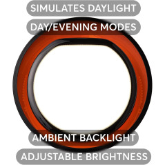 Lumie Halo : Lampe de luminothérapie 10000 Lux – Boostez votre humeur et votre énergie !