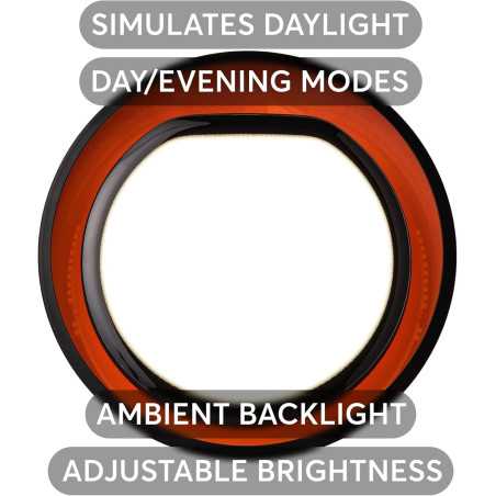 Lumie Halo : Lampe de luminothérapie 10000 Lux – Boostez votre humeur et votre énergie !