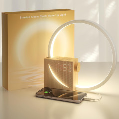 Réveil Vivilumens : Simulateur de lever, lumière & sons doux