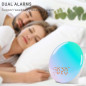 Sunrise Alarm Clock with Bluetooth Speaker & Night Light - Wake Up Refreshed! Sunrise Alarm Clock with Bluetooth Speaker & Night Light - Wake Up Refreshed!