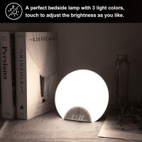 ANTDALIS Sunrise Alarm Clock: Wake Up Naturally with Light & Sounds - Perfect for Heavy Sleepers!