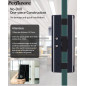 Perfiware Smart Glass Door Lock: Keyless Biometric Security - Easy Install, No Drill! Perfiware Smart Glass Door Lock: Keyless Biometric Security - Easy Install, No Drill!