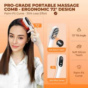 Laser Hair Growth Comb: Red Light Therapy for Alopecia & Hair Loss