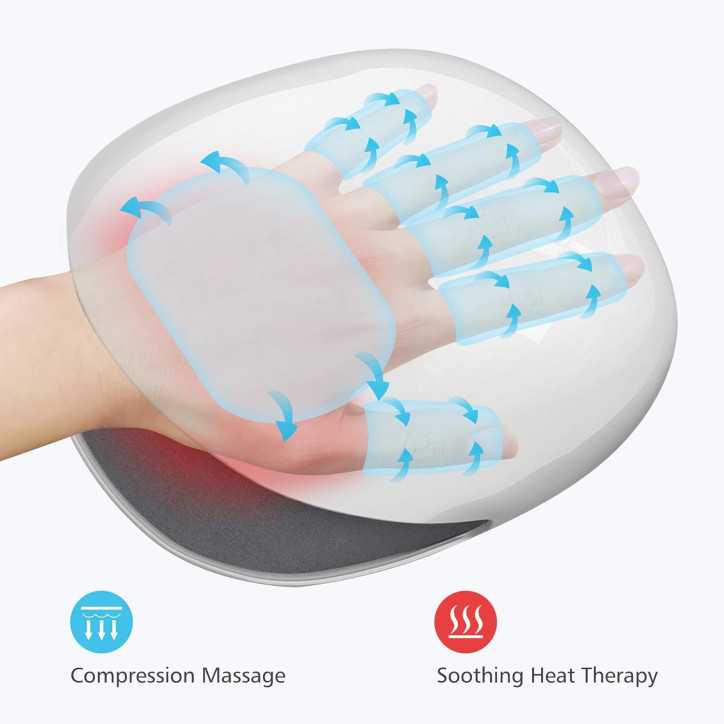 COMFIER Masseur de Mains Sans Fil Chauffant: Soulagement Tunnel Carpien & Relaxation Ultime COMFIER Masseur de Mains Sans Fil Chauffant: Soulagement Tunnel Carpien & Relaxation Ultime