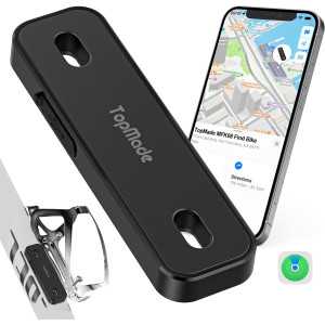 TopMade Bike Tracker: Apple Find My GPS - Secure Your Ride! Waterproof, Rechargeable