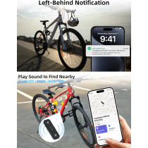 TopMade Bike Tracker : GPS Universel pour Apple, Étanche et Rechargeable