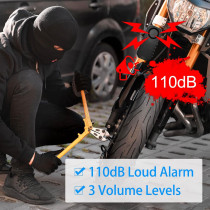 Alarme Vélo Sans Fil 113dB : Sécurité Ébike Étanche IP65