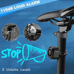 Alarme Vélo Anti-Vol WSDCAM: Sécurité Maximale avec Télécommande, Rechargeable USB 110dB