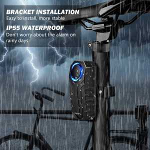 Secure Your Bike with WSDCAM 113dB Anti-Theft Alarm & Remote