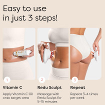 3-en-1 Sculptant Corps : Massager Anti-Cellulite et Raffermissant
