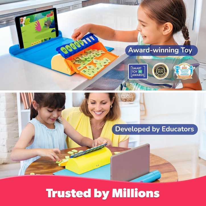 Plugo Lettres PlayShifu : Jeu Éducatif STEM pour Apprendre lAlphabet en Samusant (4-10 ans)