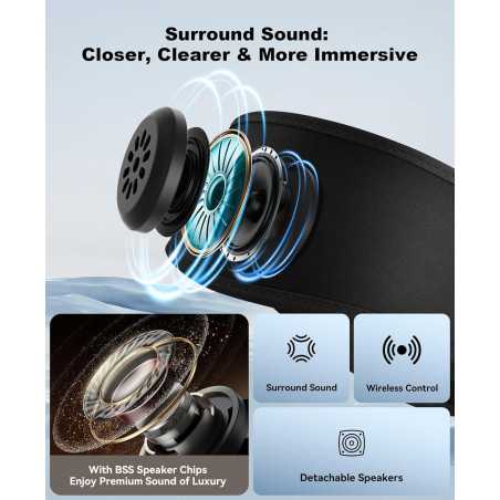 MUSICOZY: Casque de Sommeil Bluetooth 5.4, Écouteurs Ultra-fins pour Sport & Relaxation - Son Immersif, Confort Absolu!