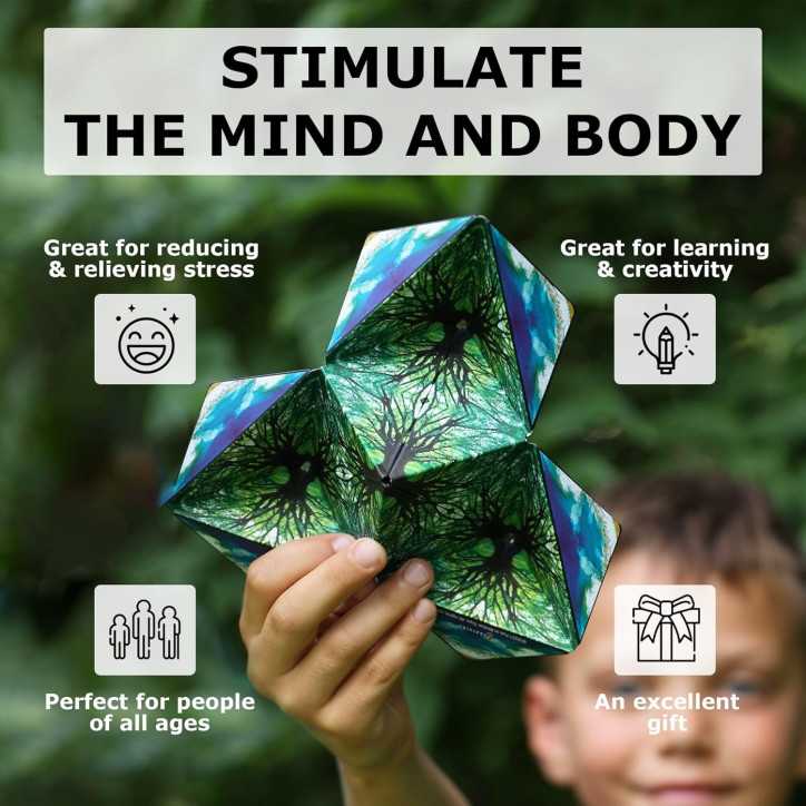Shashibo Blue Planet: Magnetic Shape-Shifting Puzzle Box - 70+ Transformations! Shashibo Blue Planet: Magnetic Shape-Shifting Puzzle Box - 70+ Transformations!