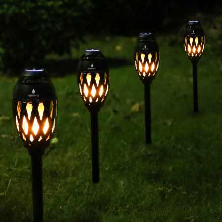 ANERIMST Enceinte Bluetooth Étanche avec Lampe Torche LED - Son Immersif & Ambiance Parfaite pour Extérieur