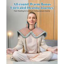 Coussin Chauffant Cervical & Épaules Errorless: Soulagement Douleur, Relaxation Ultime, Cadeau Idéal!