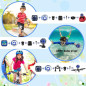 PROGRACE Kids Waterproof Action Camera: HD Video, Fun Games, Perfect Gift for Adventurous Boys!