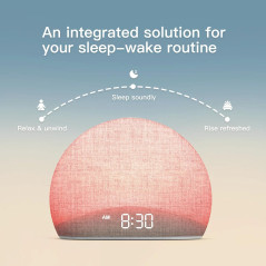 Housbay Sunrise Alarm Clock: Wake Up Naturally with Gentle Light & Soothing Sounds