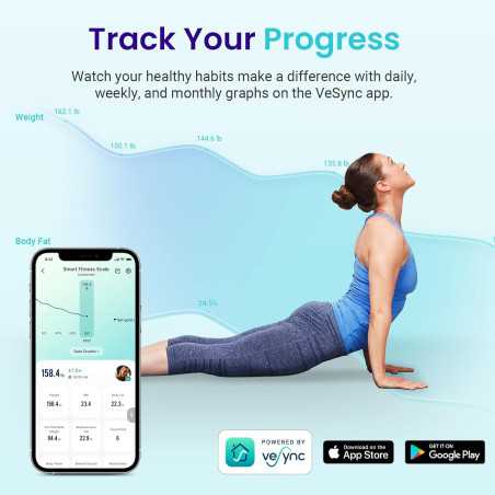 Balance Connectée Etekcity: Suivez Votre Santé (Poids, IMC, Masse Grasse) + Alexa!