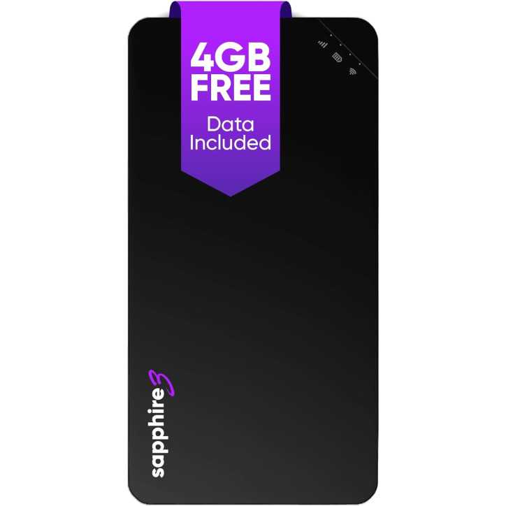 TravelWifi Sapphire 3: Global 4G LTE Mobile Hotspot - Stay Connected in 130+ Countries