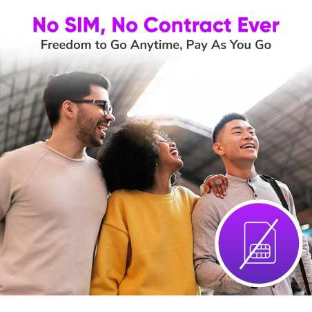 TravelWifi Sapphire 3: Global 4G LTE Mobile Hotspot - Stay Connected in 130+ Countries