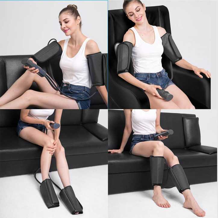 CINCOM Masseur de Jambes à Compression dAir : Soulagement Douleur, Circulation Améliorée, 2 Modes & 3 Intensités CINCOM Masseur de Jambes à Compression dAir : Soulagement Douleur, Circulation Améliorée, 2 Modes & 3 Intensités