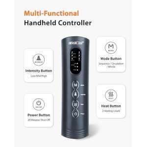 Relieve Pain & Edema with CINCOM Heated Leg Massager & Compression
