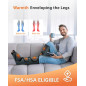 CINCOM Heated Leg Massager: Compression for Circulation, Pain & RLS Relief - HSA/FSA Eligible CINCOM Heated Leg Massager: Compression for Circulation, Pain & RLS Relief - HSA/FSA Eligible