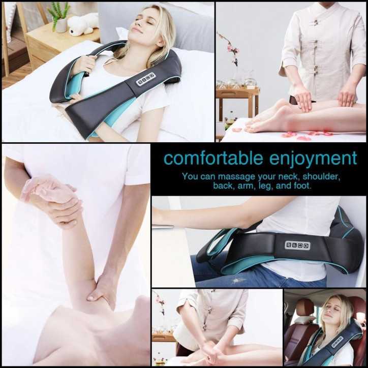 Mo Cuishle Masseur Shiatsu 4D Chauffant : Relaxation Profonde Cou, Dos, Épaules - Idéal Cadeau Mo Cuishle Masseur Shiatsu 4D Chauffant : Relaxation Profonde Cou, Dos, Épaules - Idéal Cadeau