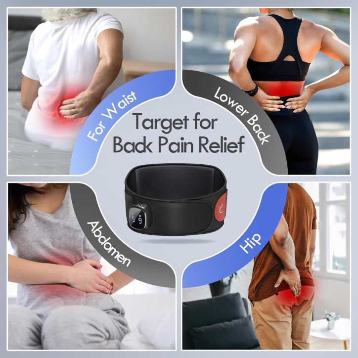 Comfytemp Cordless Heating Pad & Massager: Rechargeable, 9 Heat Levels, App Control - Back Pain Relief! Comfytemp Cordless Heating Pad & Massager: Rechargeable, 9 Heat Levels, App Control - Back Pain Relief!