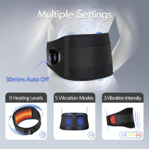 Comfytemp Cordless Heating Pad: Pain Relief & Massage for Mom & Dad