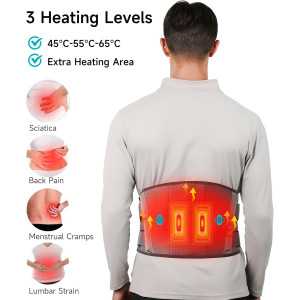 coussin chauffant ALLJOY 67 : soulagement du mal de dos
