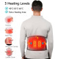 Coussin Chauffant Dorsal SANS FIL ALLJOY 67: Massage Vibrant, Chaleur Thérapeutique - Soulagement Garanti!