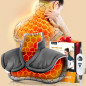 Coussin Chauffant Graphène Lenmen : Chaleur Rapide, 6 Températures, Soulagement Douleurs Cou, Épaules, Dos