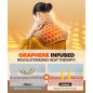Rapid Relief Heating Pad - Graphene Tech for Neck, Shoulder & Back Pain - 6 Heat Settings & Timer - Perfect Gift!