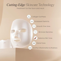 LightAura Plus LED Face & Neck Mask: 7-Color Photon Therapy for Radiant, Youthful Skin