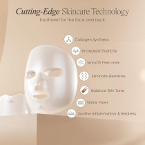 LightAura Plus LED Face & Neck Mask: 7-Color Photon Therapy for Radiant, Youthful Skin