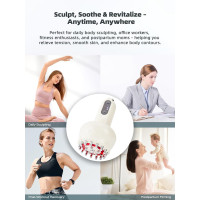 Cellulite & Stretch Mark Eraser: Lymphatic Drainage Massager for Body Sculpting
