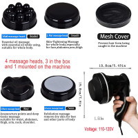 Tone & Relax: 6-Speed Body Sculpting Machine for Cellulite Massage & Lymphatic Drainage at Home