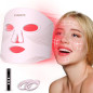 Red Light Therapy Face Mask: 400 LEDs, 4 Modes, Rechargeable - Anti-Aging & Skin Rejuvenation at Home!