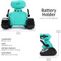 GILOBABY RC Robot Toy: Dancing Robot with LED Eyes & Remote Control - Perfect Birthday Gift! GILOBABY RC Robot Toy: Dancing Robot with LED Eyes & Remote Control - Perfect Birthday Gift!