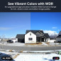 Wyze Cam v4 : Sécurité Intérieure/Extérieure 2.5K QHD, Vision Nocturne Couleur, Audio Bidirectionnel