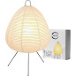 Lampe Japonaise Akari Dimmable – Élégance Japandi en Papier Washi, Ambiance Zen Incluse! Lampe Japonaise Akari Dimmable – Élégance Japandi en Papier Washi, Ambiance Zen Incluse!