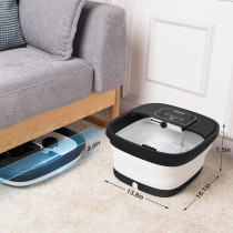 HOSPAN Collapsible Foot Spa: Heat, Bubbles, & Shiatsu Massage for Ultimate Relaxation