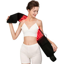 Ceinture de Thérapie par Lumière Rouge Infrarouge: Soulagement Douleur Dos, Épaules & Taille. Minuteur Intégré!